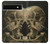S3358 Vincent Van Gogh Skeleton cigarette Etui Coque Housse pour Google Pixel 6a