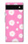 S3500 Motif floral rose Etui Coque Housse pour Google Pixel 6a