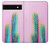 S3673 Cactus Etui Coque Housse pour Google Pixel 6a