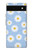 S3681 Motif de fleurs de marguerite Etui Coque Housse pour Google Pixel 6a