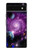 S3689 Planète spatiale Galaxy Etui Coque Housse pour Google Pixel 6a