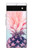 S3711 Ananas rose Etui Coque Housse pour Google Pixel 6a