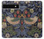 S3791 William Morris Strawberry Thief Fabric Etui Coque Housse pour Google Pixel 6a