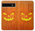 S3828 Citrouille d'Halloween Etui Coque Housse pour Google Pixel 6a