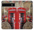 S3856 Vintage Londres Britannique Etui Coque Housse pour Google Pixel 6a