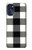 S2842 Noir et blanc Buffle motif de vérification Etui Coque Housse pour Motorola Moto G (2022)