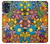 S3281 Motif coloré Hippie Fleurs Etui Coque Housse pour Motorola Moto G (2022)