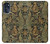 S3661 William Morris Forest Velvet Etui Coque Housse pour Motorola Moto G (2022)