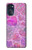 S3710 Coeur d'amour rose Etui Coque Housse pour Motorola Moto G (2022)