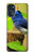 S3839 Oiseau bleu du bonheur Oiseau bleu Etui Coque Housse pour Motorola Moto G (2022)