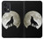 S1981 Loup hurlant à la lune Etui Coque Housse pour OnePlus Nord CE 2 Lite 5G