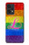 S2900 Arc en ciel LGBT Fierté lesbienne Drapeau Etui Coque Housse pour OnePlus Nord CE 2 Lite 5G