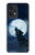 S3693 Pleine lune du loup blanc sinistre Etui Coque Housse pour OnePlus Nord CE 2 Lite 5G