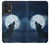 S3693 Pleine lune du loup blanc sinistre Etui Coque Housse pour OnePlus Nord CE 2 Lite 5G