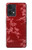 S3817 Motif de fleurs de cerisier floral rouge Etui Coque Housse pour OnePlus Nord CE 2 Lite 5G