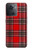 S2374 Motif Tartan Rouge Etui Coque Housse pour OnePlus 10R