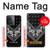 S3363 Motif Bandana Noir Etui Coque Housse pour OnePlus 10R