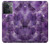 S3713 Graphique violet améthyste à quartz imprimé Etui Coque Housse pour OnePlus 10R