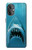 S0830 Requin blanc Etui Coque Housse pour OnePlus Nord N20 5G