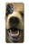 S0840 Grizzly Bear visage Etui Coque Housse pour OnePlus Nord N20 5G