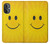 S1146 Sourire Soleil Jaune Etui Coque Housse pour OnePlus Nord N20 5G