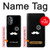 S1946 Sir Mustache Minimalisme Etui Coque Housse pour OnePlus Nord N20 5G