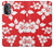 S1949 Motif Hibiscus hawaïenne Etui Coque Housse pour OnePlus Nord N20 5G