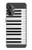 S2082 Un Octave Piano Etui Coque Housse pour OnePlus Nord N20 5G