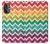 S2362 Arc en ciel coloré Shavron Zig zag Etui Coque Housse pour OnePlus Nord N20 5G