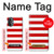 S2364 Rouge et blanc rayé Etui Coque Housse pour OnePlus Nord N20 5G