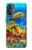S2568 Mer Poissons marins Coraux Sous-marine Océan Etui Coque Housse pour OnePlus Nord N20 5G