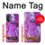 S2907 Violet Turquoise Pierre Etui Coque Housse pour OnePlus Nord N20 5G
