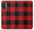S2931 Rouge Buffle motif de vérification Etui Coque Housse pour OnePlus Nord N20 5G
