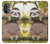 S3138 Peinture mignon bébé Sloth Etui Coque Housse pour OnePlus Nord N20 5G