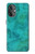 S3147 Aqua Marbre Pierre Etui Coque Housse pour OnePlus Nord N20 5G