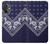S3357 Marine Bleu Bandana Motif Etui Coque Housse pour OnePlus Nord N20 5G