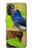 S3839 Oiseau bleu du bonheur Oiseau bleu Etui Coque Housse pour OnePlus Nord N20 5G