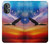 S3841 Pygargue à tête blanche volant dans un ciel coloré Etui Coque Housse pour OnePlus Nord N20 5G