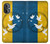 S3857 Colombe de la paix drapeau ukrainien Etui Coque Housse pour OnePlus Nord N20 5G