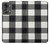 S2842 Noir et blanc Buffle motif de vérification Etui Coque Housse pour OnePlus Nord 2T