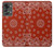 S3355 Motif Bandana Rouge Etui Coque Housse pour OnePlus Nord 2T