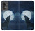 S3693 Pleine lune du loup blanc sinistre Etui Coque Housse pour OnePlus Nord 2T