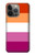 S3887 Drapeau de la fierté lesbienne Etui Coque Housse pour iPhone 13 Pro