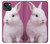 S3870 Mignon bébé lapin Etui Coque Housse pour iPhone 13 mini