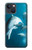 S3878 Dauphin Etui Coque Housse pour iPhone 13 mini