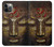 S3874 Symbole Ohm du visage de Bouddha Etui Coque Housse pour iPhone 12, iPhone 12 Pro