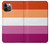 S3887 Drapeau de la fierté lesbienne Etui Coque Housse pour iPhone 12, iPhone 12 Pro