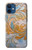 S3875 Tapis vintage en toile Etui Coque Housse pour iPhone 12 mini