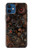 S3884 Engrenages Mécaniques Steampunk Etui Coque Housse pour iPhone 12 mini