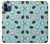 S3860 Motif à pois de noix de coco Etui Coque Housse pour iPhone 12 Pro Max